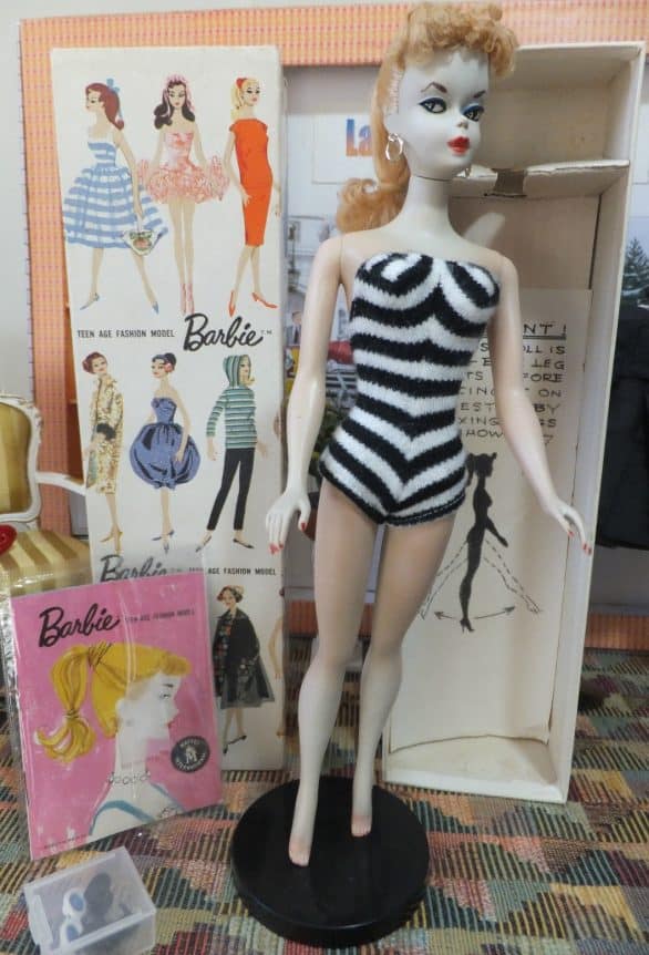 rare and valuable barbies original 1959 doll