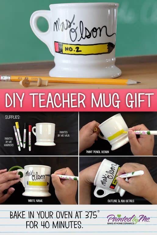 DIY teacher mug gift