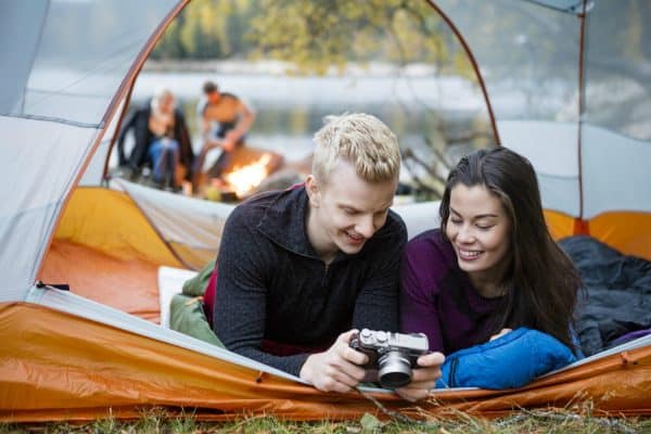 Image of people on microadventure