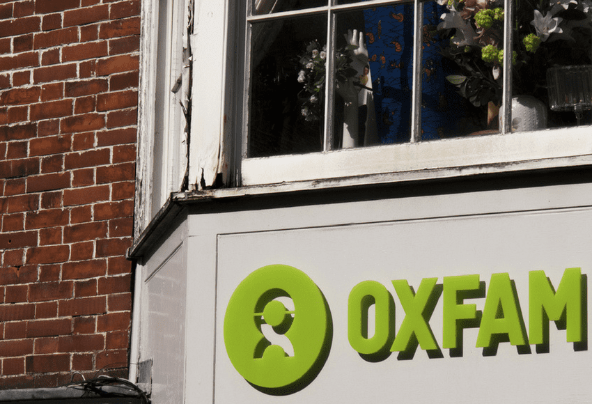 Image of an oxfam shop