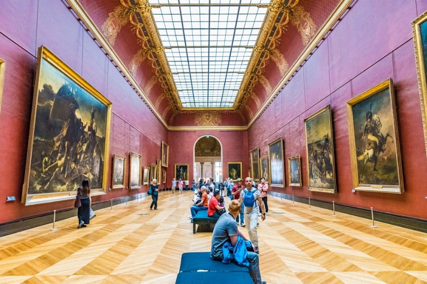 Image of the inside of a museum