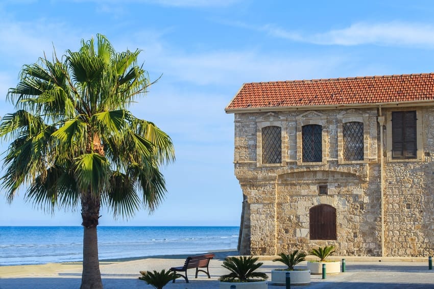 medieval castle in Larnaca, Cyprus