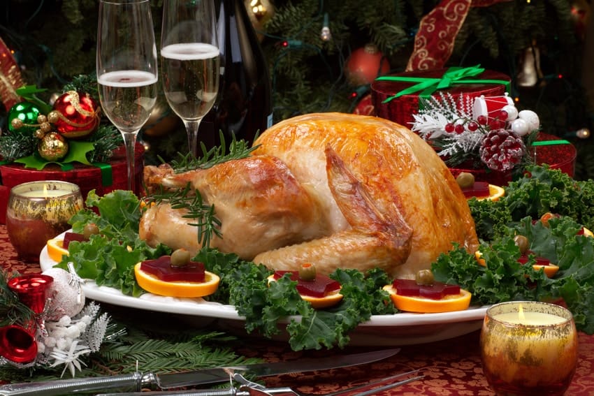 Christmas dinner turkey