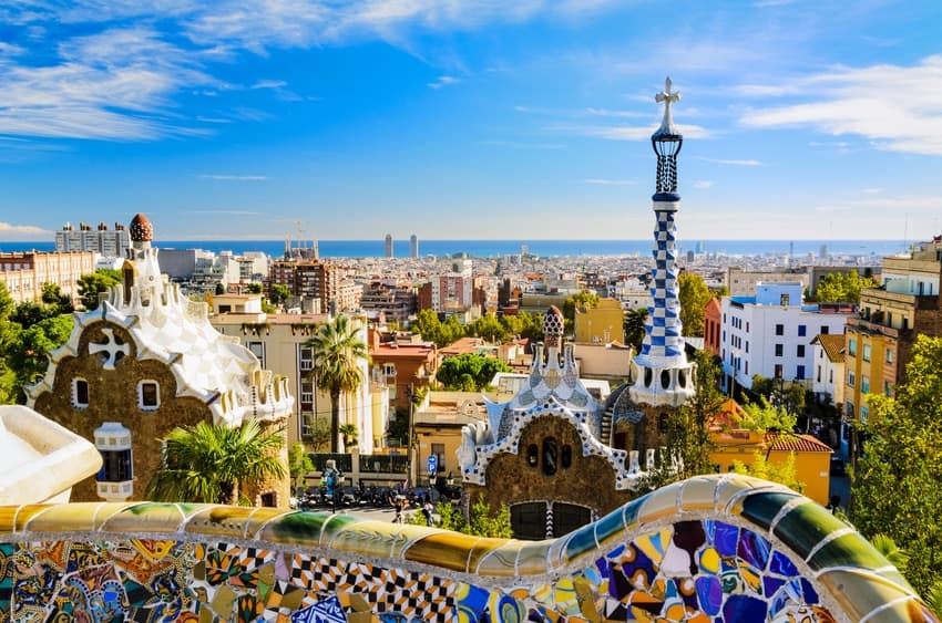 Barcelona Park Guell Gaudi