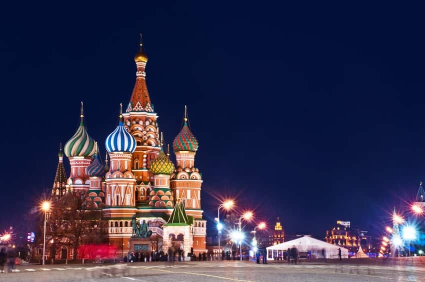 St Basil's Cathedral in Moscow