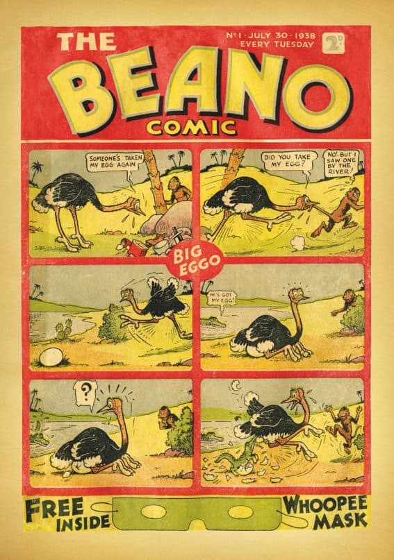 rare beanos first edition