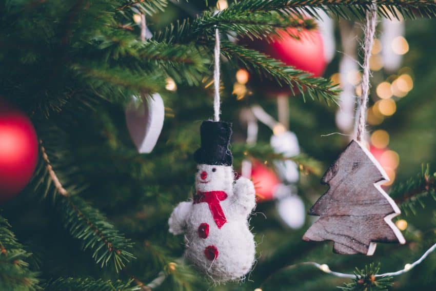 diy christmas decorations snowman tree decoration