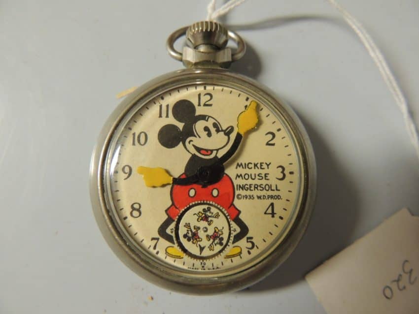 rare mickey mouse collectibles pocket watch