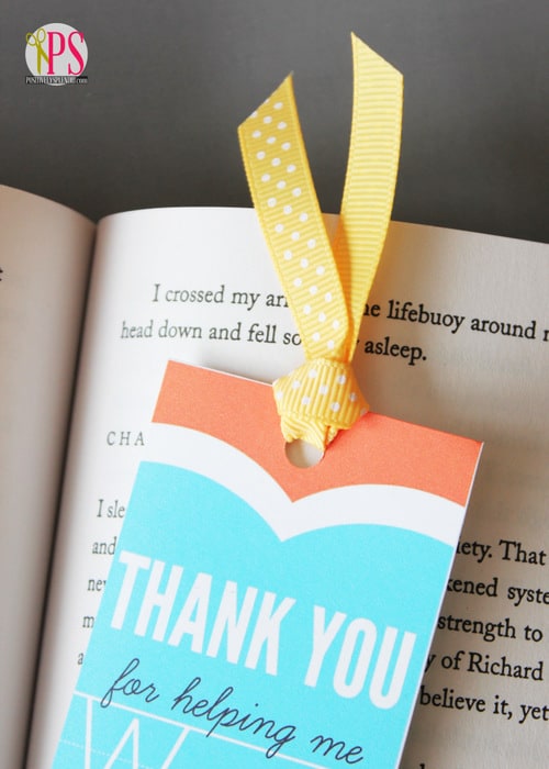 Teacher bookmark DIY gifts