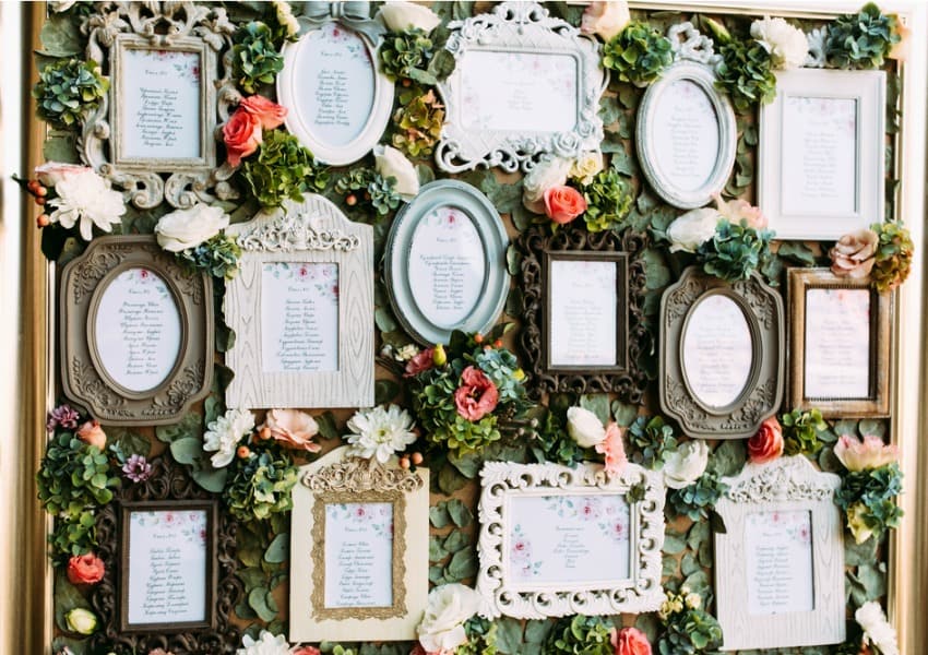 Wedding seating plan